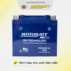 Bình điện Khô Motobatt bình lỡ mạnh mẽ dòng CCA cực cao bảo hành 12 tháng chính hãng
