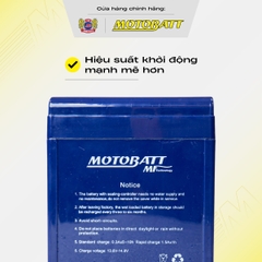 Bình điện 2 thì Motobatt bình khô mạnh mẽ chịu va đập bảo hành 12 tháng chính hãng