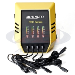 Bộ sạc ắc quy Motobatt PDC4X2A – 4 cổng – Có thang đo điện tử