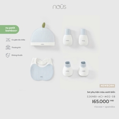 (Newborn) NOUS - Set phụ kiện màu xanh biển - SS26.T9A