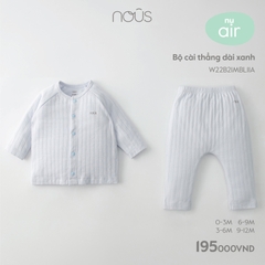NOUS - Bộ cài thẳng dài xanh  - Nu Air - 3M - SS23.9