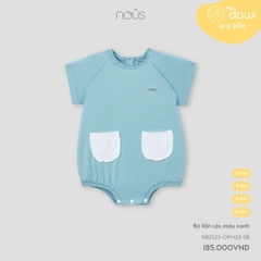 NOUS - Body chip cộc màu xanh - SS25.T4A - Body cộc màu xanh - 9-12M