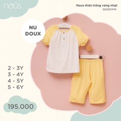 NOUS - Nous Kids Cộc trắng vàng nhạt