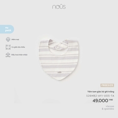 NOUS NP - Yếm tam giác kẻ ghi trắng - FS - SS26.T5C