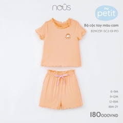NOUS - Bộ cộc tay màu cam - 12-18M -