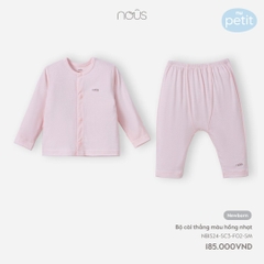 NOUS - Bộ cài thẳng màu hồng nhạt NB - Nu Petit - NB - SS24.T3A