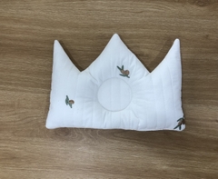 NOUS - Gối định hình vương miện trắng oliu size nhỏ