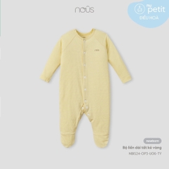 NOUS - Body tất kẻ vàng -NB - Newborn -