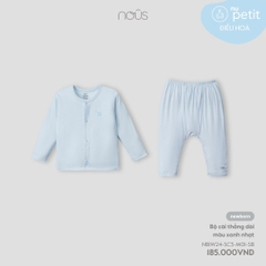 NOUS - Bộ cài thẳng dài màu xanh nhạt - Nu Petit - NB - SS24.T7A