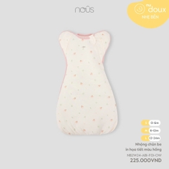 NOUS - Nhộng chũn be in họa tiết màu hồng - Nu Doux - L - SS24.T9A