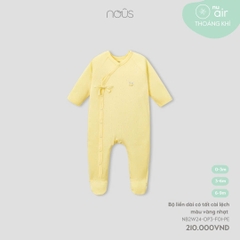 NOUS - Body dài có tất cài lệch màu vàng nhạt - Nu Air - SS24.T9A