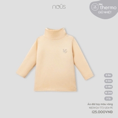 NOUS - Áo dài tay màu vàng - Nu Thermo - 6M - SS24.T9A