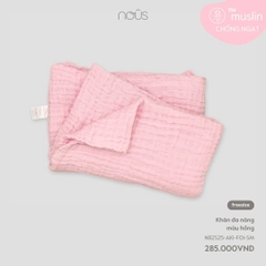 NOUS - Khăn đa năng màu hồng - Nu Muslin - SS25.T2A