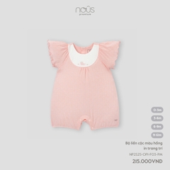 NOUS - Body cộc màu hồng in trang trí - Nu Doux - SS25.T2A
