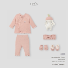 NOUS - Set quà tặng 5 món màu hồng 0M - Nu Doux - SS25.T2A