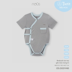 NOUS - Body chip cộc tay gắn mác trang trí - 9-12M -