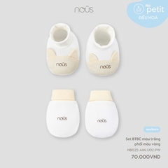 NOUS - Set BTBC màu trắng phối màu vàng NB - Nu Petit - SS25.T3A