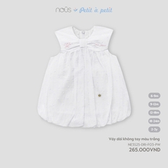NOUS:-:Váy:dài:không:tay:màu:trắng:-:9-12M:-:SS25.T4A