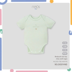 NOUS MINI - Body cộc tay màu xanh ngọc - SS25.T3C