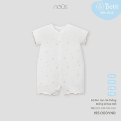 NOUS:-:Body:cộc:cài:thẳng:trắng:in:họa:tiết:-:6-9M:-:SS25.T5A