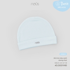 NOUS - Mũ tròn màu xanh dương nhạt - SS25.T7A