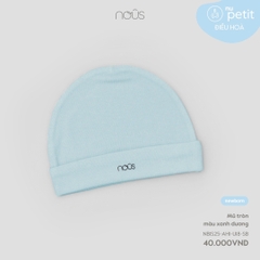 NOUS - Mũ tròn màu xanh dương - SS25.T7A