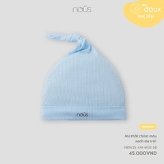 NOUS - Mũ thắt chỏm màu xanh da trời NB - SS25.T7A