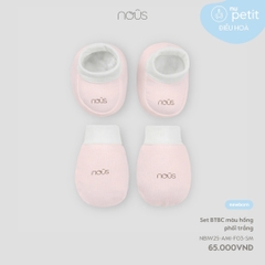 NOUS - Set BTBC màu hồng phối trắng NB - SS25.T7A
