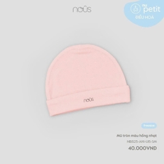 NOUS - Mũ tròn màu hồng nhạt - SS25.T10C