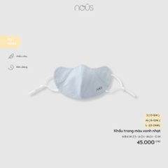 NOUS - Khẩu trang màu xanh nhạt - M - SS26.T1A