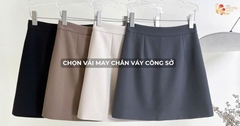 Các mẫu chân váy đẹp. Chọn vải may váy cho nàng công sở