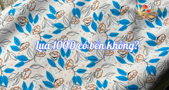 Lụa 100D là gì? Đặc điểm, độ bền và ứng dụng trong thời trang
