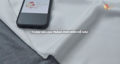 7 loại vải lụa trắng phổ biến dễ mặc