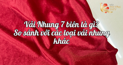 Vải nhung 7 biên là gì? Ưu điểm so với các loại vải nhung khác