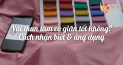 Vải thun tăm co giãn tốt không? Nhận biết và ứng dụng