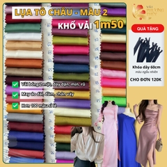 Vải lụa Tô Châu Mã Não bảng màu 2 Phượng Thúy