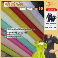 Vải Linen gân Phượng Thúy khổ 1m50