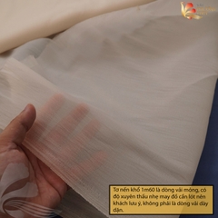 Vải tơ nến Phượng Thúy khổ 1m60