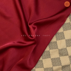 Vải lụa Satin trơn Phượng Thúy khổ 1m50