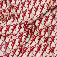 Vải lụa Satin họa tiết Phượng Thúy khổ 1m50 | Vải may pijama, đồ bộ