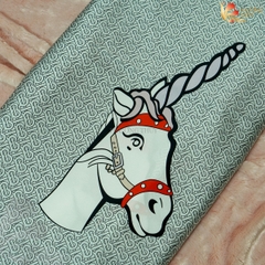 Vải lụa Satin họa tiết Phượng Thúy khổ 1m50 | Vải may pijama, đồ bộ