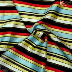 Vải lụa Satin họa tiết Phượng Thúy khổ 1m50 | Vải may pijama, đồ bộ