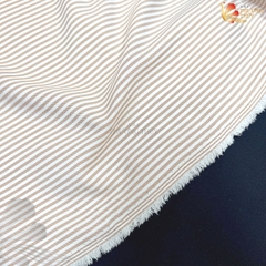 Vải kate sọc ngang Phượng Thuý khổ 1m50