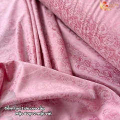 Vải lụa gấm 2 da Phượng Thúy khổ 1m50