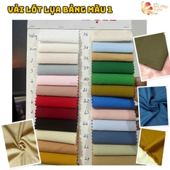 Vải lót lụa Phượng Thúy khổ 1m50 - vải trơn lót áo dài, đầm váy