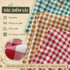 Vải kate fos caro 15 li Phượng Thúy khổ 1m50