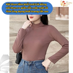 Vải thun tăm Phượng Thuý khổ vải 1m62