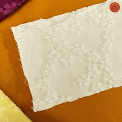 Vải Tafta hoa nổi Phượng Thúy khổ 1m50 | Vải may đầm váy
