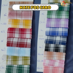 Vải kate caro sọc Phượng Thúy