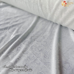 Vải lụa gấm 2 da Phượng Thúy khổ 1m50